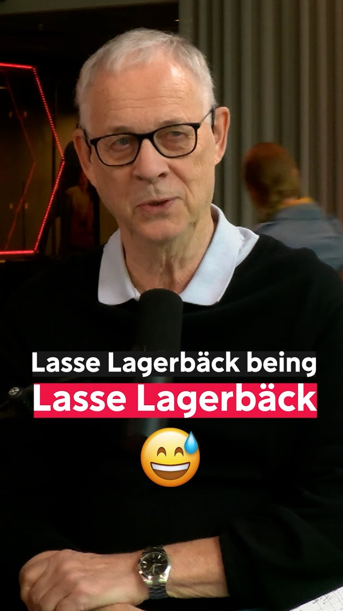 Det blir inte mycket mer "Lasse Lagerbäck" än så här... 😂 #tikitaka
