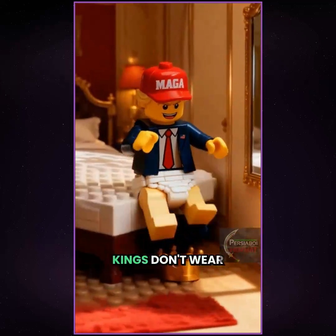 LMAO this LEGO movie literally amazingly and accurately roasting Donald Trump 😭🤣😂 Made by famous Iranian artist Mahdi Hemmat who was featured by France 24 channel yesterday