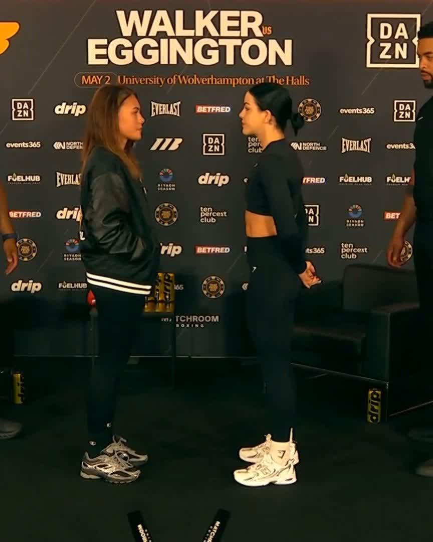FIRST FACE-OFF ๐ Tiah Mai Ayton vs Stevi Levy #WalkerEggington live on DAZN