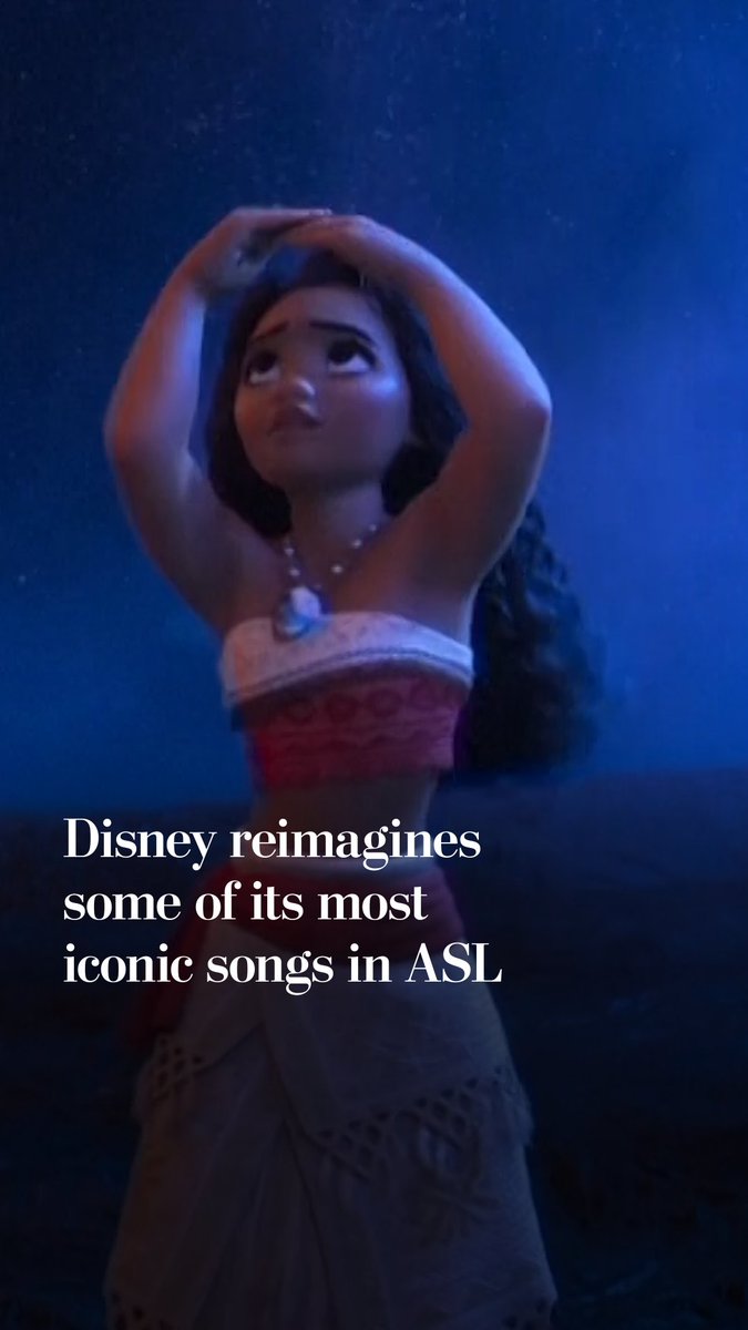 Disney Animation reanimated some of its most iconic songs to be performed in American Sign Language to mark National Deaf History Month. The project took four years to develop, with animation completed in six months.