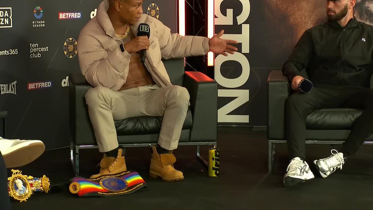 "APOLOGISE!" 😯 A tense moment between Bilal Fawaz &amp; Ryan Kelly 😬 #WalkerEggington | May 2 | Live on DAZN