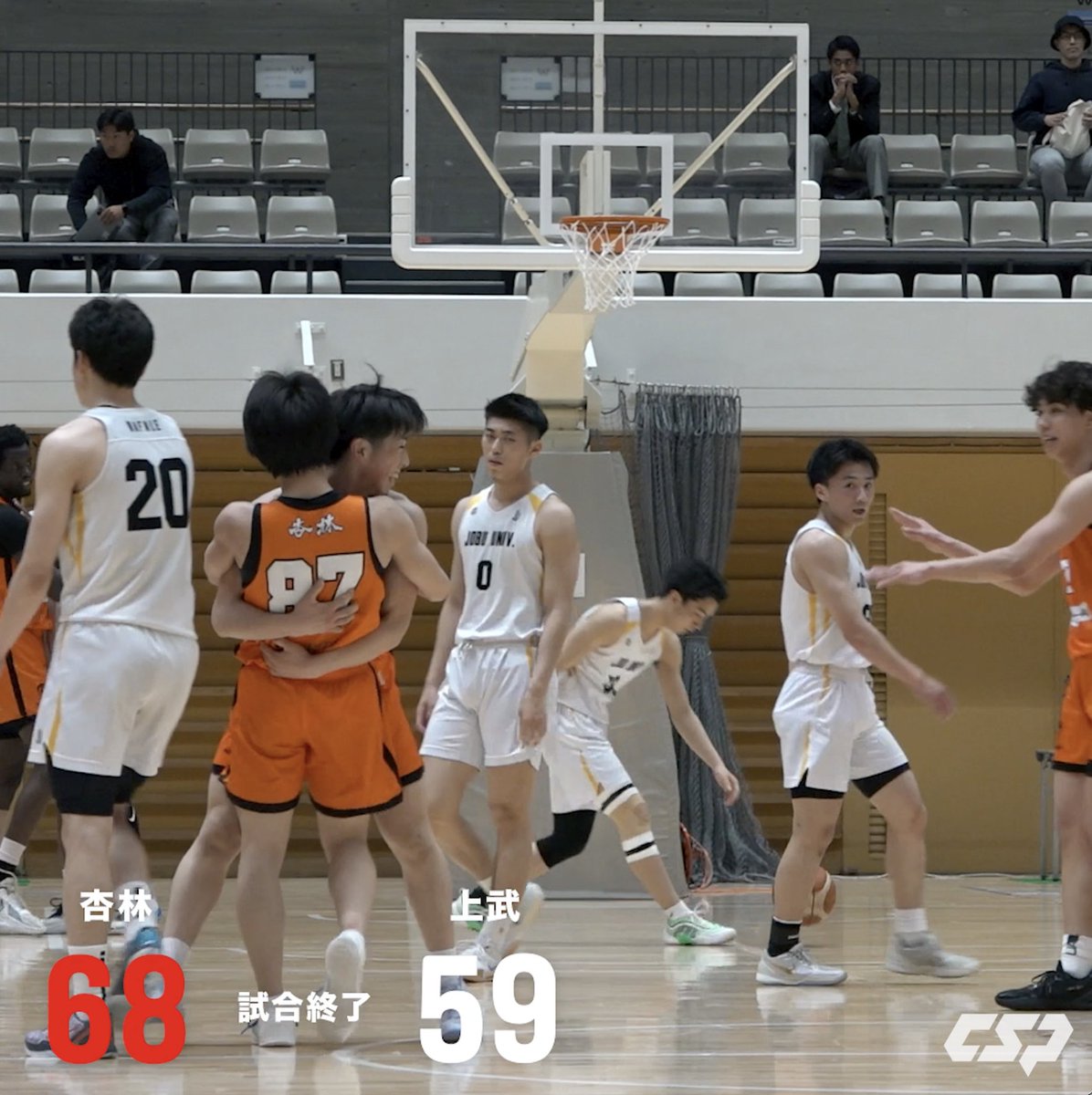 3部リーグに所属する杏林大学が16強入り🔥 2部・上武大学を撃破!次戦はベスト8をかけ青山学院大学と対戦🦅💥 #スプリングトーナメント #GWは大学バスケ #大学バスケ