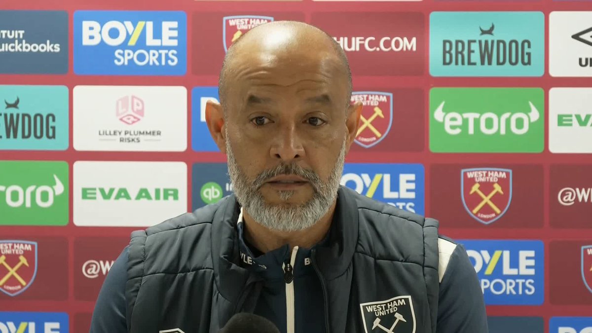 "All the games are intense, no matter what you are fighting for!" West Ham boss Nuno Espirito Santo on his side's battle to avoid relegation ❌