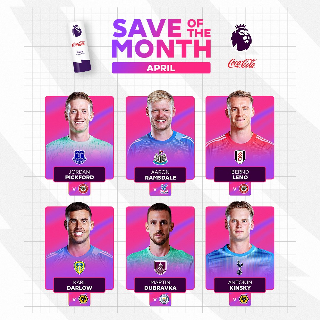 Six stunning stops! Cast your vote for April’s Coca-Cola Save of the Month 🗳️