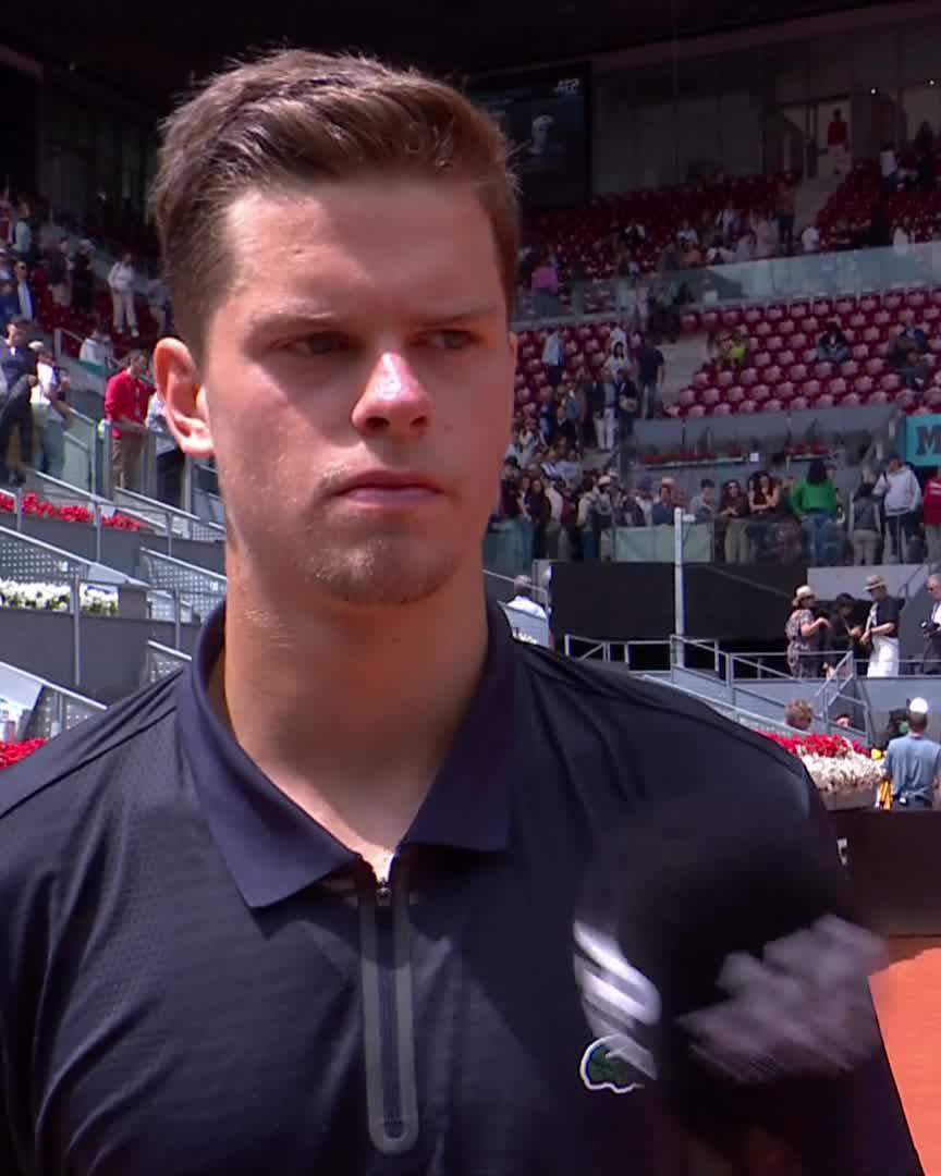 “[Reaching the] semi-finals is something I would’ve never even dreamed of” 💭 Alexander Blockx taking it all in 🇧🇪🇪🇸 #MMOpen
