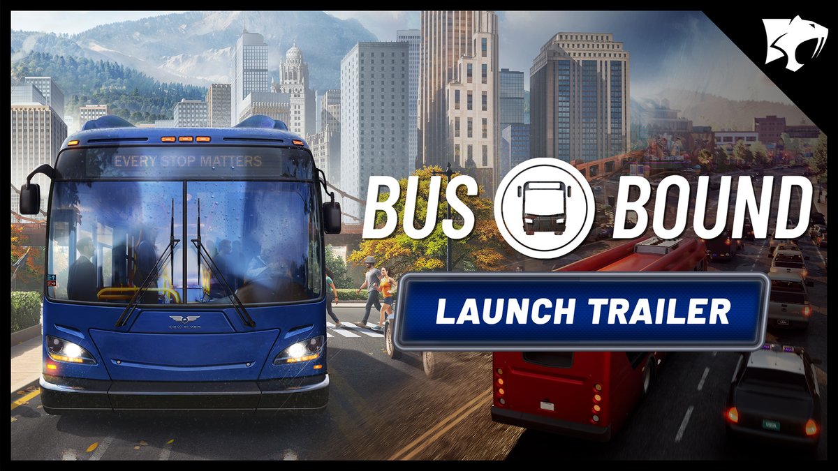 Bus🚍Bound is OUT NOW on Steam, Epic Games Store, PlayStation 5, and Xbox Series! 🙌 Buckle up, ready your engine, and take the wheel of licensed American buses to turn everyday routes into a journey of urban transformation. 🏙⏫ The city is waiting!
