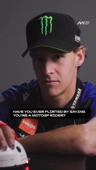 Fabio Quartararo doesn't spill the beans? 😏 No probs, the lie detector does! 🤝 #MotoGP