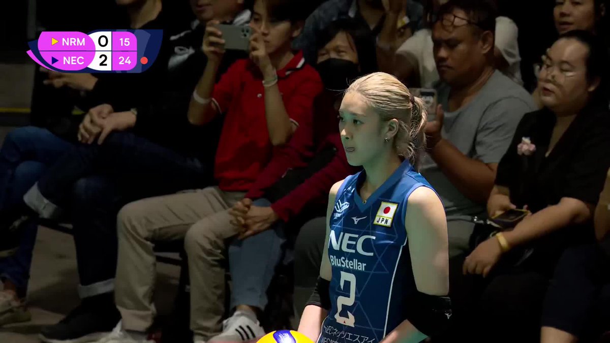 #AVCChampionsLeague 🏆: CHAMPIONSHIP POINT 🔥 Who else but MVP 🎖️ Yoshino Sato 🤩? The #SVleague player with the most service aces 🎯 finishes it with an ACE for the GOLD 🏅! Congratulations, NEC Red Rockets 👏🏻! 🏐 #Volleyball