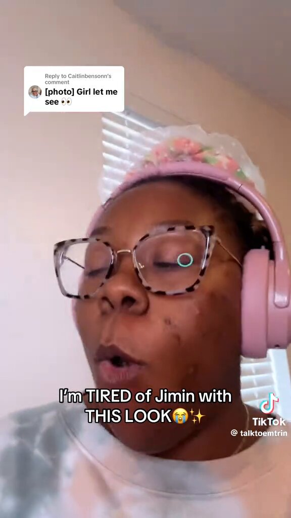 She went to BTS concert and came back different after seeing jimin 😭 👩🏽‍🦱: And when I looked up and saw Jimin bee-bopping around that stage, minding his own business—he don't even know that I'm being affected by this like I am—in that tan shirt with that long hair. Wind is a paid actor! 👩🏽‍🦱: How in the hell was the wind only blowing in his hair and everybody else wasn't catching no wind? I didn't see the wind blowing through nobody's hair but his. Paid actor wind being blown through his hair. 👩🏽‍🦱; And he just having a... oh my god, Jimin in a tan shirt with that long blonde hair is going down in the books, baby. This is—it's going down in the books. It's going down in the ages for me, for me. 👩🏽‍🦱; Because baby, let me tell you something, that had me like a deer caught in headlights. It is dreams and nightmares for me. I wake up in a cold sweat. Still haunted by that. Still haunted by it.