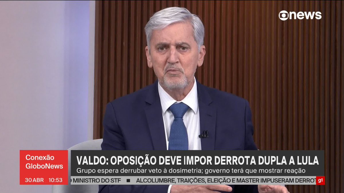 “A oposição estava planejando impor uma derrota dupla ao presidente Lula nesta semana”, comenta Valdo Cruz sobre rejeição de Messias ao STF e derrubada do veto ao projeto da dosimetria. #ConexãoGloboNews ➡ Assista à #GloboNews: