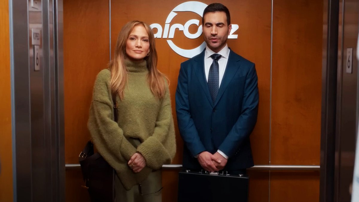 Jennifer Lopez and Brett Goldstein star in the trailer for the romcom #OfficeRomance. Streaming June 5 on Netflix.