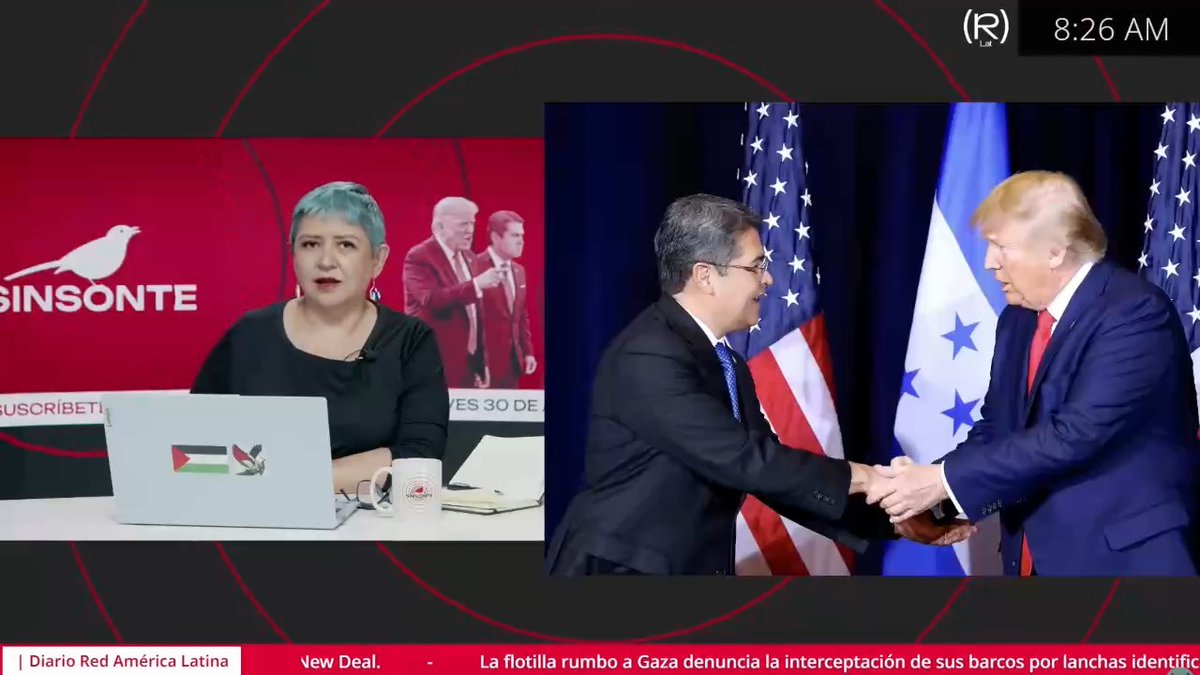 🚨 Una segunda filtración revela un presunto plan internacional de desinformación para golpear a gobiernos progresistas en América Latina. Los audios vinculan a Juan Orlando Hernández con financiamiento y operaciones mediáticas contra México y Colombia, con menciones al entorno de Donald Trump y Javier Milei. Toda la información en esta pieza: 📺 #SINSONTE |