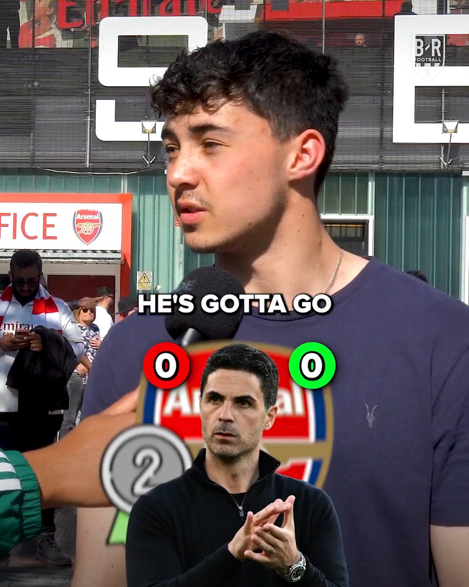 Arsenal fans are torn on whether Mikel Arteta should keep his job or not if they finish second 🤔 (w/ Miles 🫰🏾🇬🇭)
