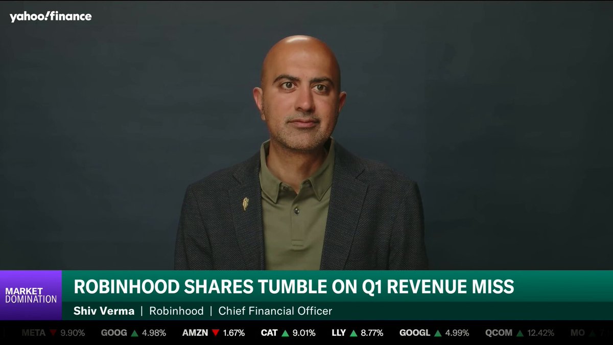 Robinhood CFO Shiv Verma wants to shift the perception of a public company: Being a public company is not "a chore." Full comments: