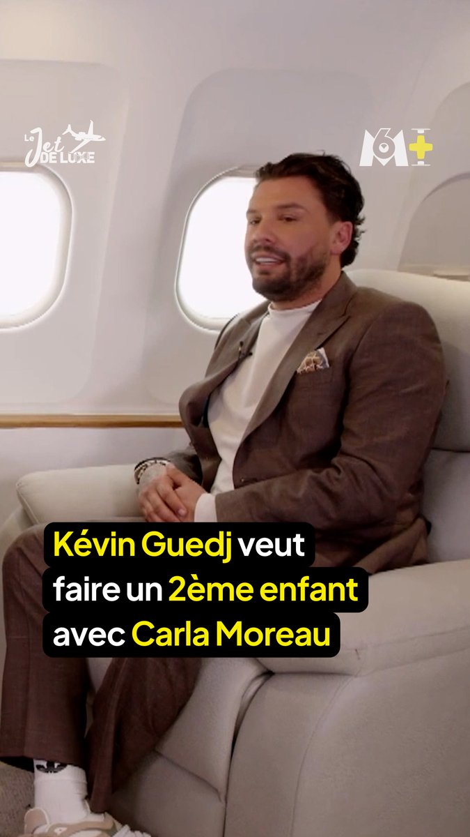 "Carla, si tu veux un 2e gosse, tu m'appelles" 😏 Kévin Guedj lance une perche à Carla Moreau pour avoir un 2ème enfant avec elle #LeJetDeLuxe, dès maintenant en streaming sur M6+