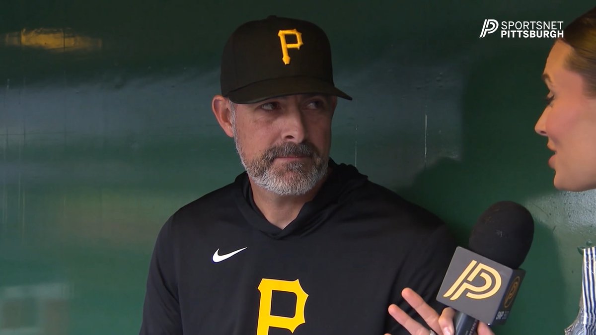 "It's a family that is trying to raise good men to pitch well." Assistant Director of Pitching Foundations Josh Hopper on the Pittsburgh Pirates pitching group 🥹 Hannah Mears | #LetsGoBucs