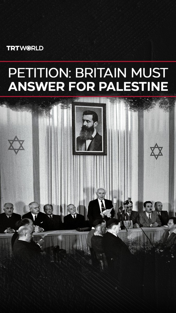 A 400-page legal petition filed by the Britain Owes Palestine campaign is calling on the UK government to apologise, release classified historical archives, and consider reparations for its role in helping create Israel in Palestine, as well as its forced eviction of Palestinians from their lands — and its removal of their right to self-govern — between 1917 and 1948