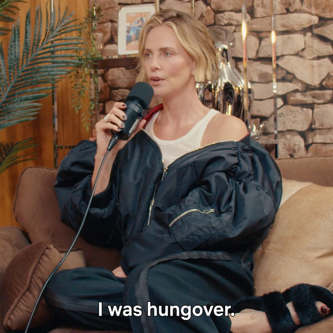 How did Charlize Theron feel the morning after winning an Academy Award in 2004? 🎙️: Therapuss with Jake Shane