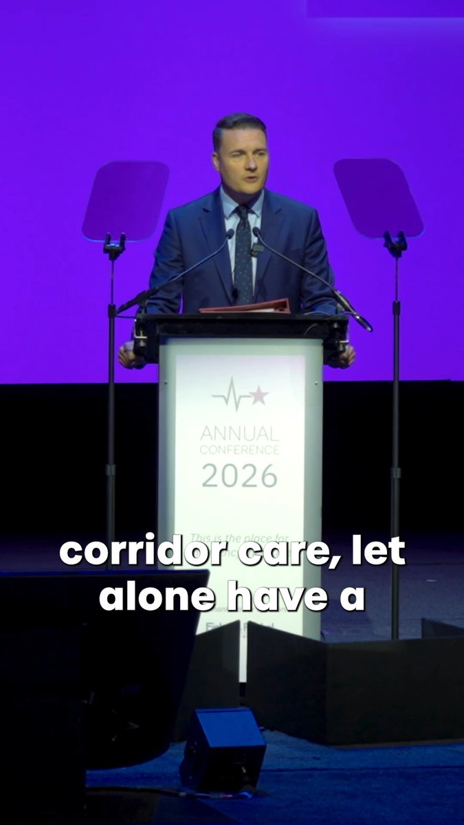 "With your help, we're finally getting on top of it." Wes Streeting on our work to end corridor care for good in the NHS.