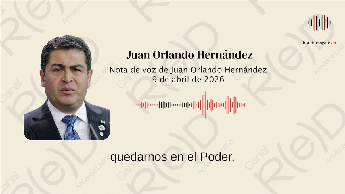 🚨 EXCLUSIVA NUEVOS AUDIOS | Canal Red América Latina y Diario Red América Latina México y Colombia: los próximos objetivos de la trama. Nuevos audios revelan que Juan Orlando Hernández montó una célula de desinformación financiada con dinero público hondureño y 350.000 dólares de Javier Milei para atacar a Claudia Sheinbaum y Gustavo Petro. Todos los audios e información aquí: