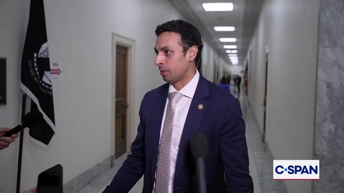 .Rep. Suhas Subramanyam (VA-10) post interview with Ted Waitt: "We didn't learn anything today…we're looking forward to, one, making sure Ghislaine Maxwell does not get pardoned."