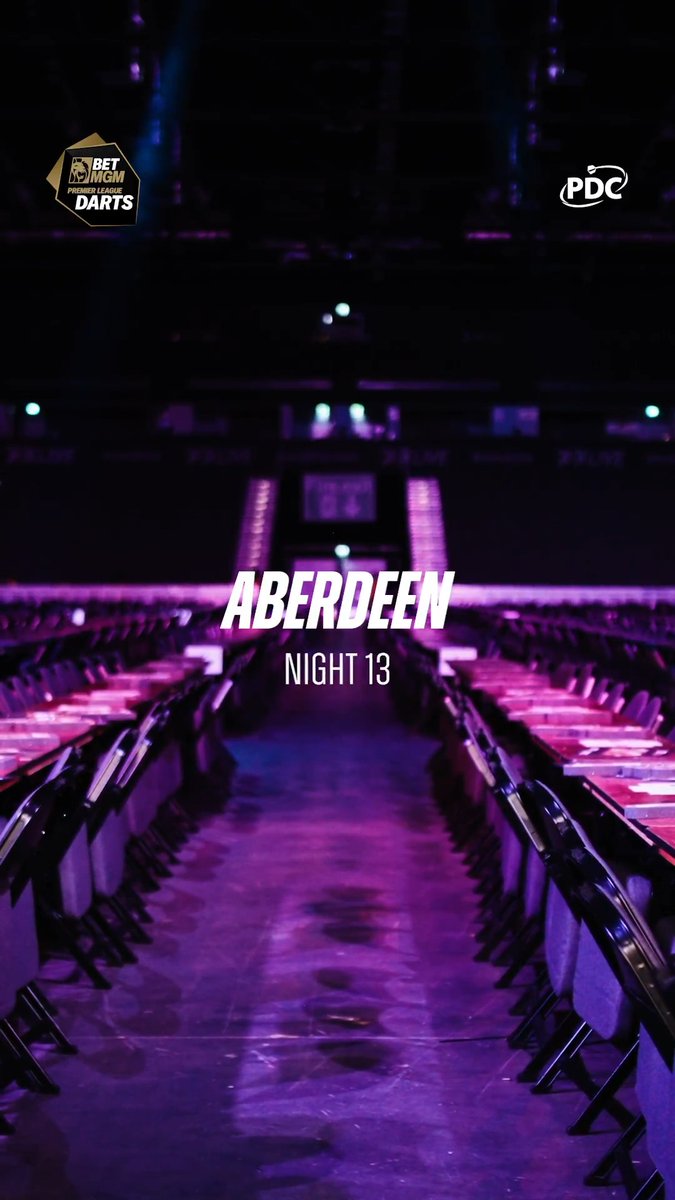 ๐ Aberdeen, Scotland. #PLDarts