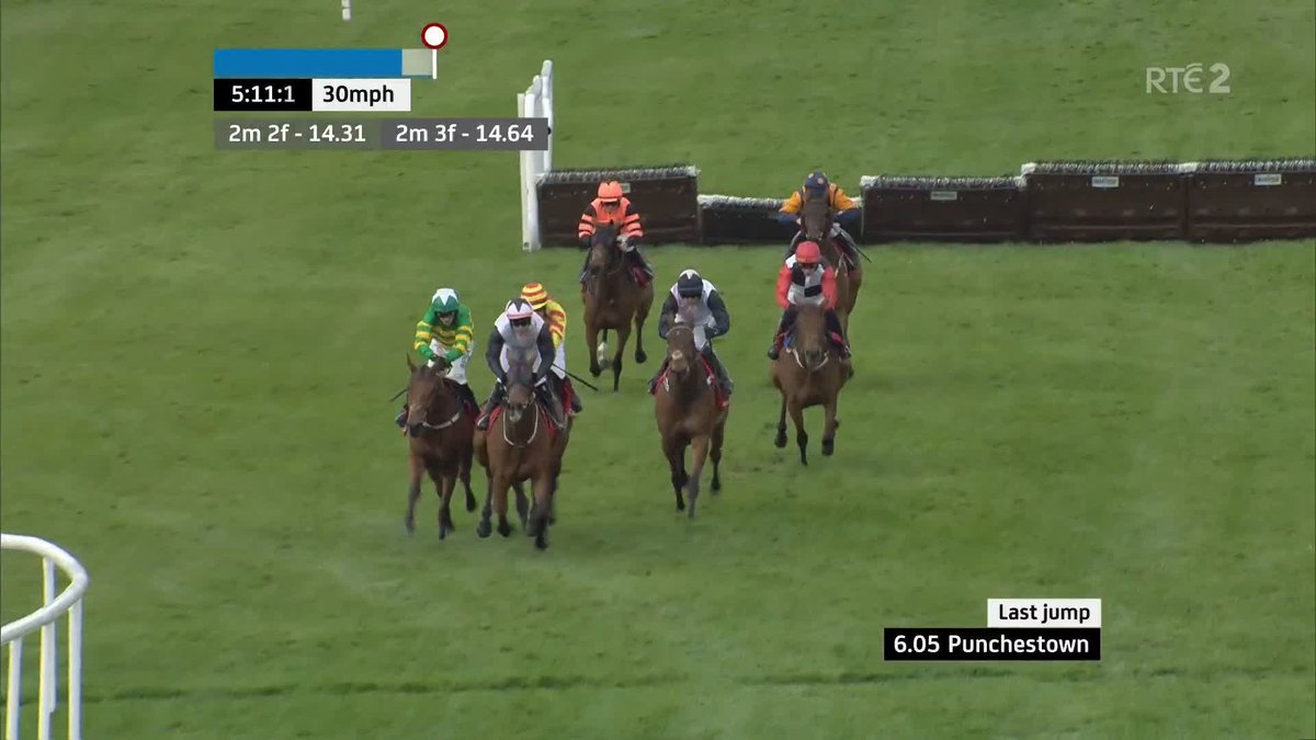 'Goodbye and thank you to Bob Olinger!' - In the final race of his career Bob Olinger wins the Champion Stayers Hurdle at the #PunchestownFestival #RTEracing