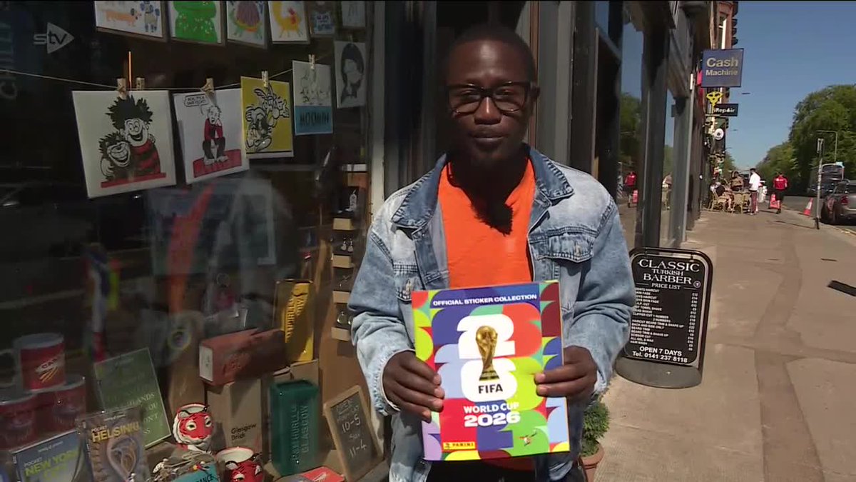 The Panini sticker album for this year's World Cup has been released - with Scotland featuring for the first time in almost 30 years. Rahim Cham reports
