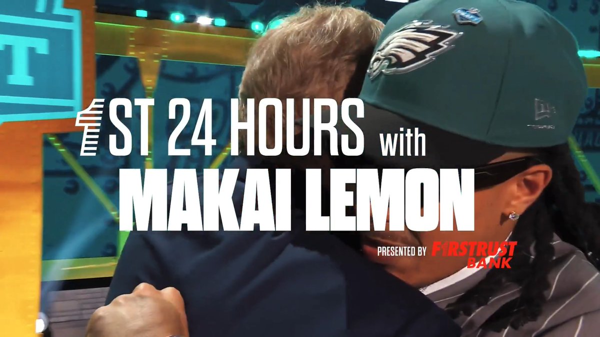 Watch as we take you through Makai Lemon's first 24 hours as an Eagle 🦅 Firstrust Bank | #FlyEaglesFly
