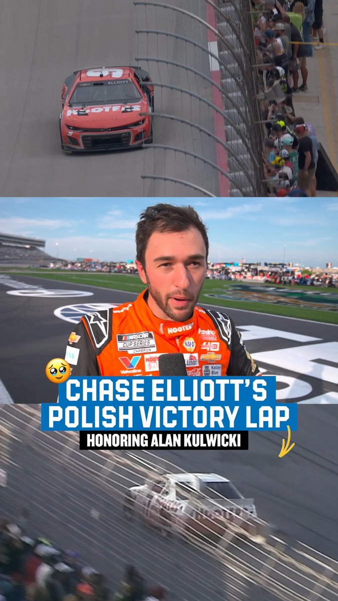 A touching tribute to a legend of our sport. Chase Elliott's Polish Victory Lap at Texas Motor Speedway was a moment to remember.