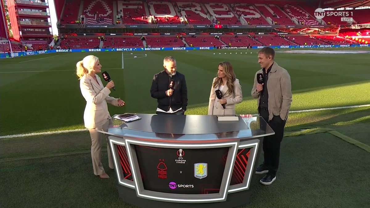 "The King of European football... Unai Emery" 👑 Stiliyan Petrov and Andy Reid look ahead of a monumental night ahead of Forest and Villa at the City Ground! 🎙️ Lynsey Hipgrave | 📺 TNT Sports on HBO Max