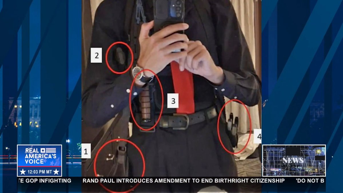 THE AMOUNT OF WEAPONRY ON COLE ALLEN IS ALARMING "As if he was in some sort of video game. He actually thought he would be throwing knives. This isn't going to go away on its own...improving security does not stop assassins." Jack Posobiec