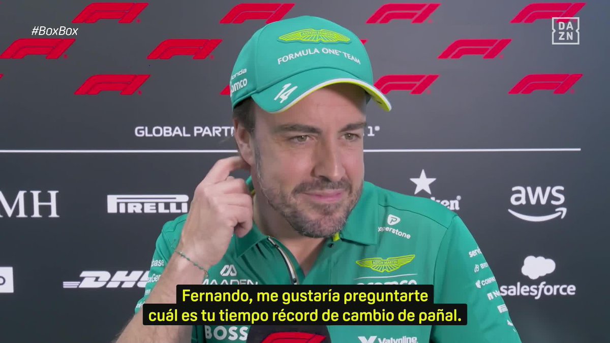 😂 Fernando Alonso hace la POLE cambiando pañales ⚡️ "Menos de 30 segundos" "Por las noches hay algún momento de estrés que bueno... No se si está todo en su lugar, pero soy rápido"