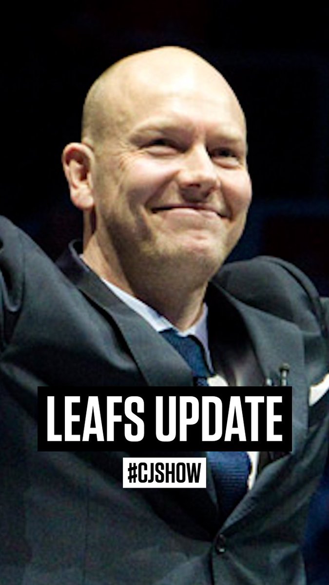 "John Chayka and Mats Sundin appear to be the choice..." #CJShow #LeafsForever Chris Johnston Julian McKenzie
