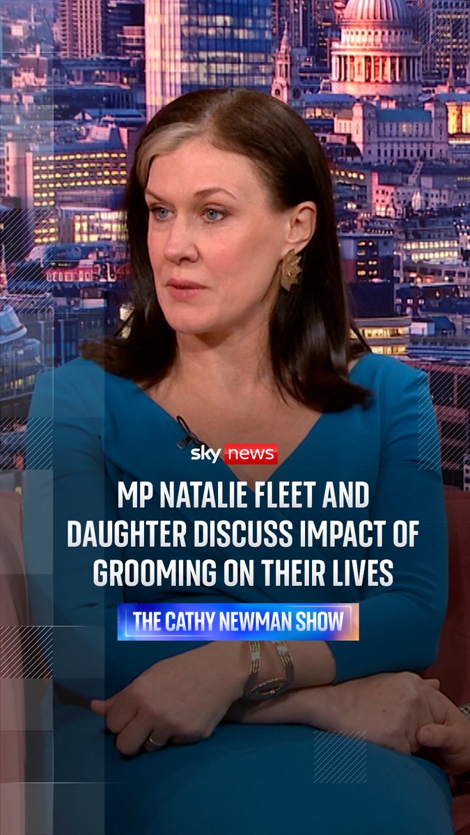 Labour MP Natalie Fleet speaks to Cathy Newman, alongside her daughter Elodie Fleet, about how she only recently realised she was groomed and raped. 🔗Click the link to watch the full show: