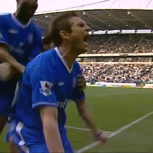 On this day in 2005, Frank Lampard scored twice to seal Chelsea's first Premier League title in 50 YEARS. 😤