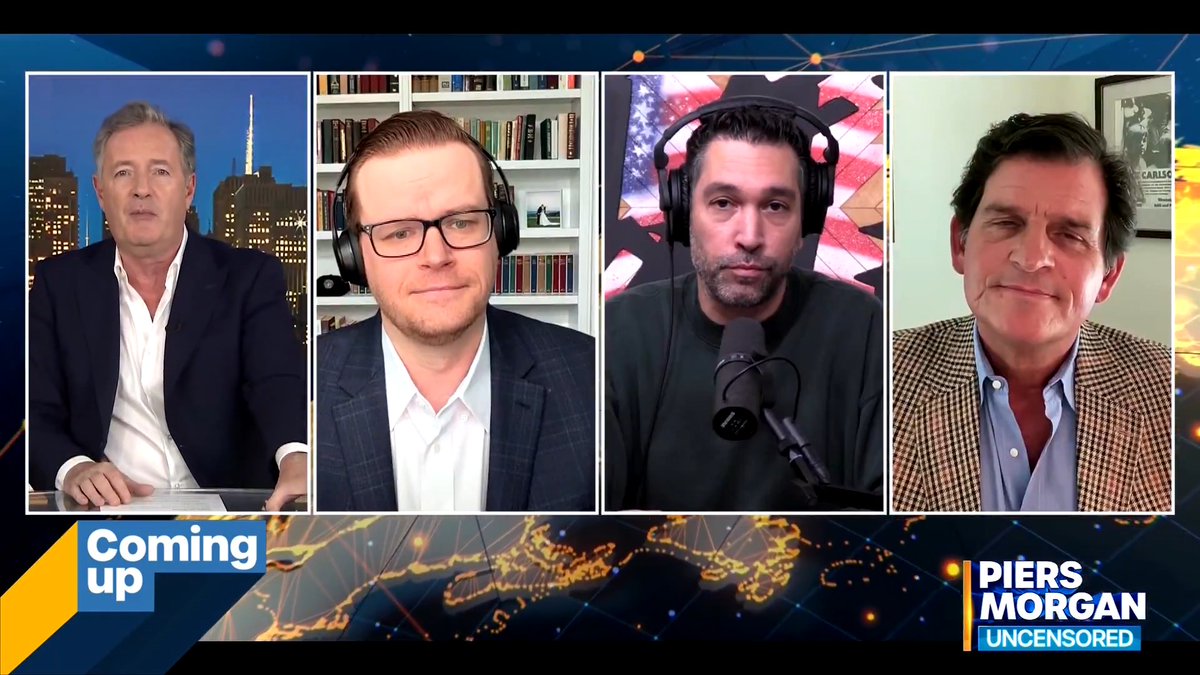 "People who say Israel is calling the shots - that's ridiculous!" Is the Iran War fallout starting to catch up with President Trump? Tonight's debate has just dropped👇 📺 Piers Morgan | Dave Smith | Will Chamberlain | Buckley Carlson | Bill O'Reilly