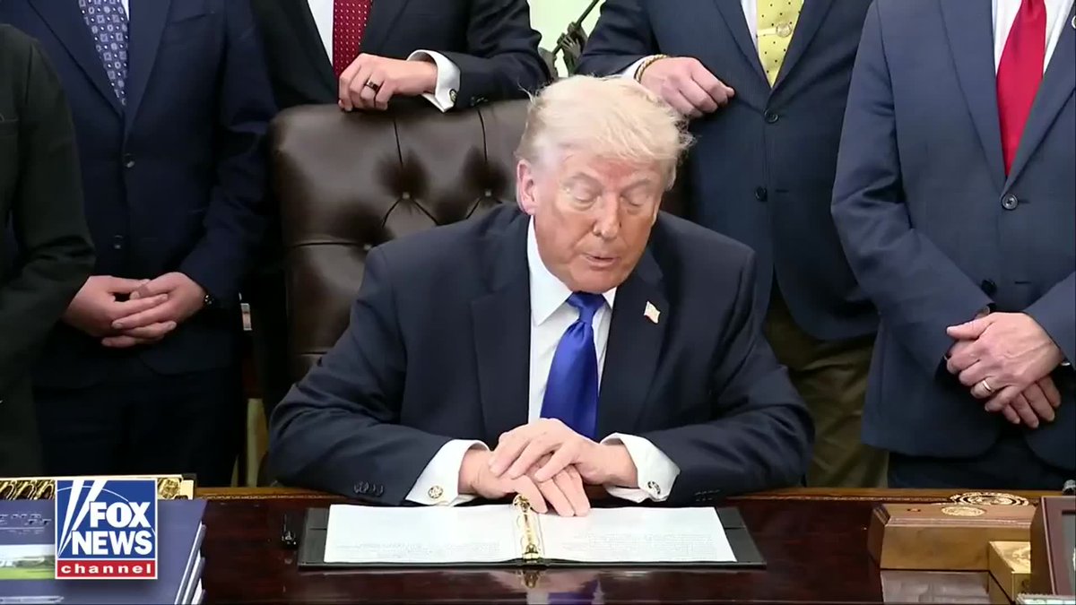 BREAKING: President Trump signing a retirement savings executive order.