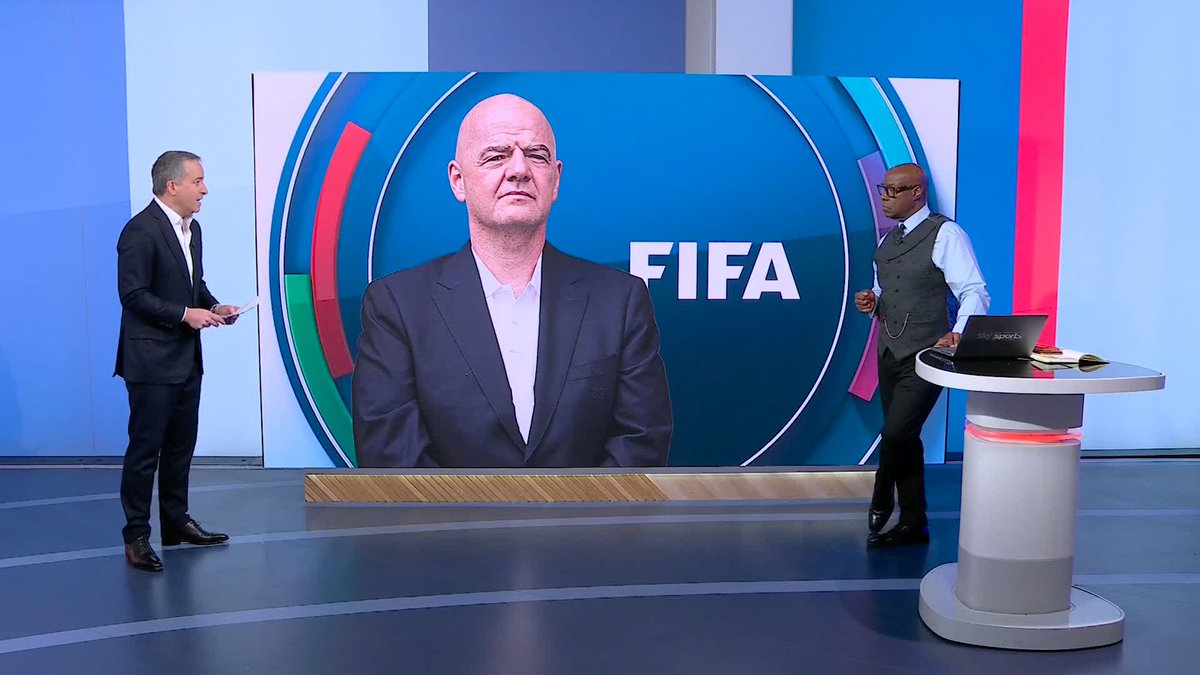 "What about the fans? 💬 Kaveh Solhekol reports on some of Gianni Infantino’s claims, including the FIFA president saying there have been ‘500 million ticket requests for the World Cup’ and that FIFA is ‘in the best shape ever' 🏆