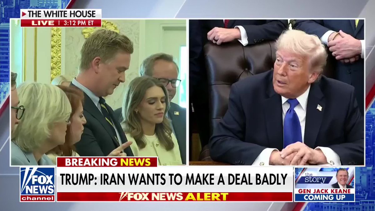 .Peter Doocy: "What is your take on these reports that your show 'The Apprentice' is going to come back — could come back on Amazon with host Donald Trump Jr?" PRESIDENT TRUMP: "Look, we had a great success 14 seasons and 'The Apprentice' was a tremendous success. So I've been hearing that you know a little bit. So we'll see what happens." "He's a good guy. He'd be probably good. He's got a little charisma going. You need a little charisma for that sucker."