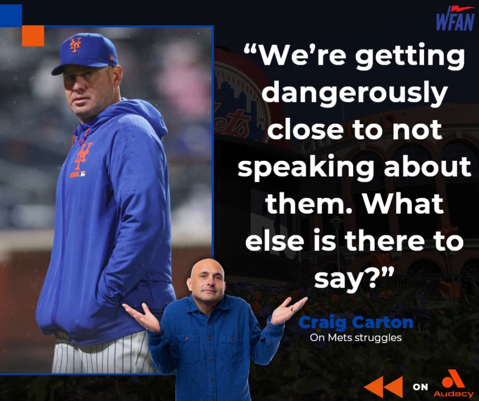 Craig says the Mets are on the cusp of becoming irrelevant for the rest of the season: