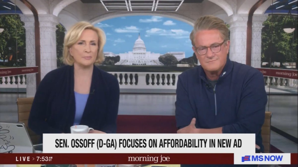 Brzezinski: Jon Ossoff of Georgia has released a new campaign ad ahead of the midterm elections, focusing on affordability and the corruption that he says holds ordinary Americans down.