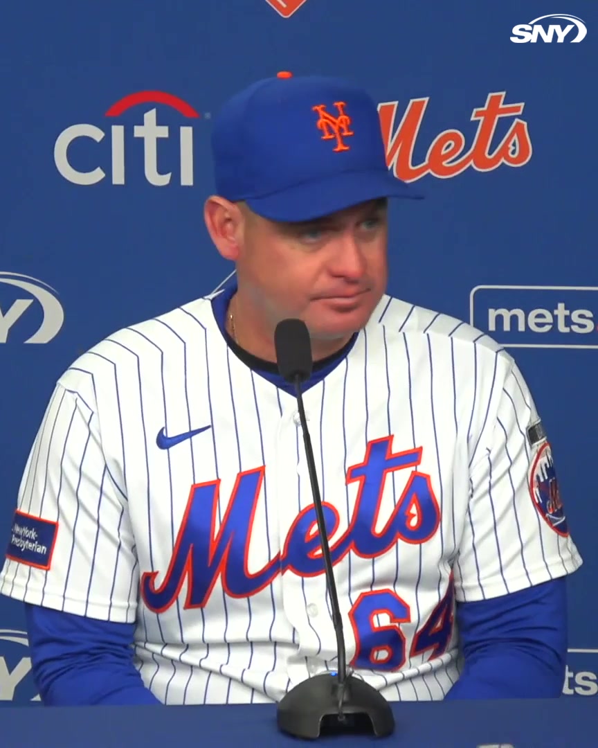 "Not good enough, obviously. Not a secret. That's not going to do it. You've got to start winning series, period." Carlos Mendoza on the Mets' 3-6 homestand: