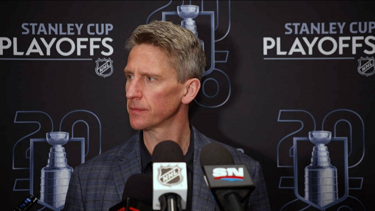 "The calm & easiness of our players is pretty remarkable, it's as if it's another game… There's a lot of confidence & they feel good. They know what they have to do." Coach Knoblauch on the mood of the #Oilers going into a must-win Game 6. Enterprise | #LetsGoOilers