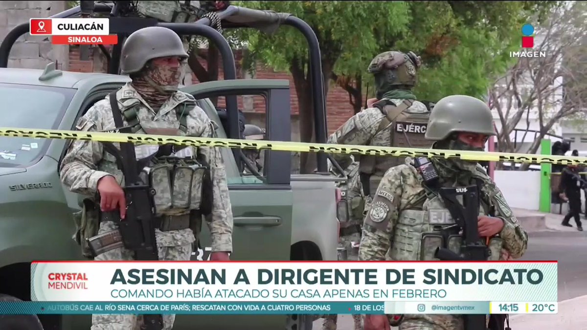 #Sinaloa | Fue asesinado Homar Salas Gastélum, dirigente electo del Sindicato de Trabajadores del Ayuntamiento de Culiacán. El 18 de febrero había sobrevivido a un atentado.