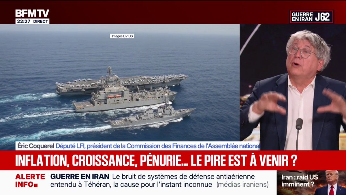 “Tant que vous ne bloquez pas les prix des carburants, c’est autant d’argent que les Français ne vont pas dépenser ailleurs”, estime Éric Coquerel, député LFI