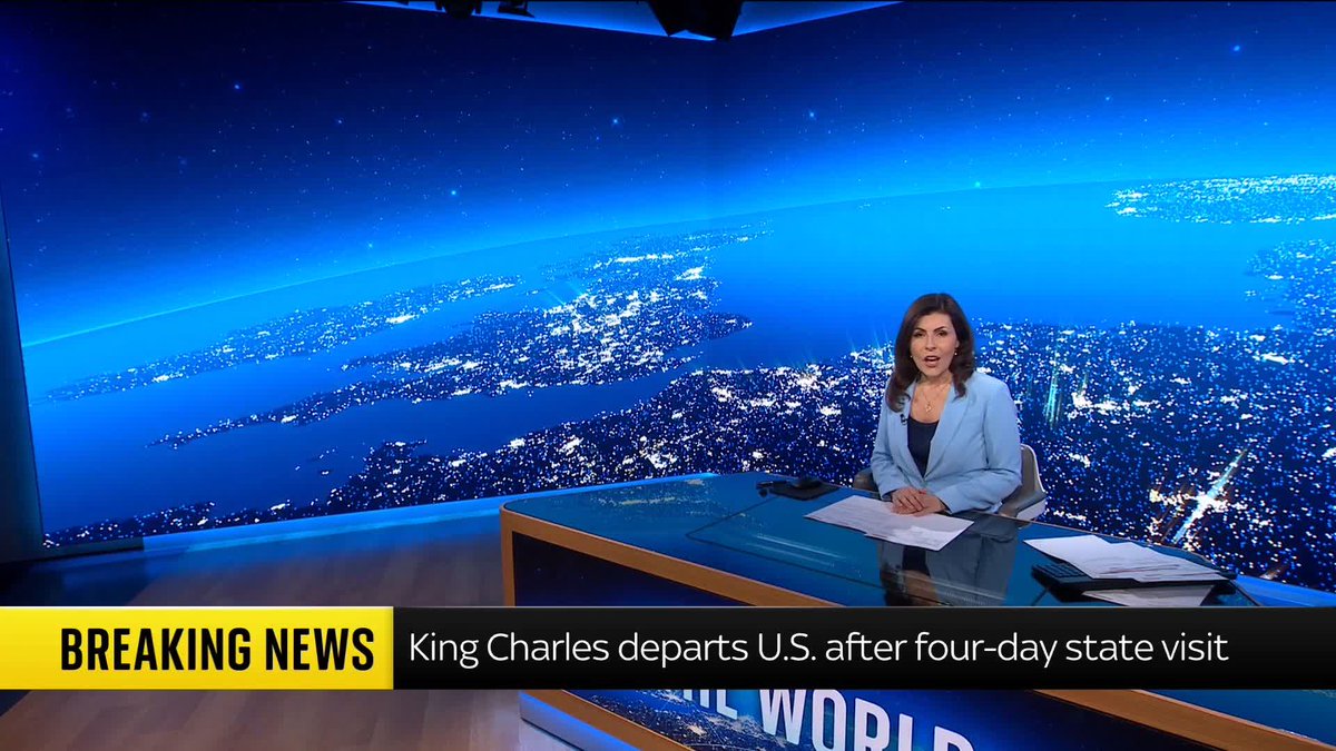 BREAKING: King Charles and Queen Camilla depart from the United States after four-day state visit. Mark Stone has the latest ⬇️