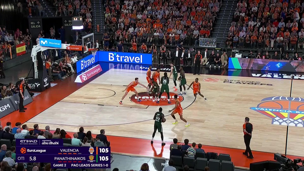 NIGEL HAYES-DAVIS. GAME WINNER. Panathinaikos, Valencia karşısında durumu 2-0’a getirdi 🔥