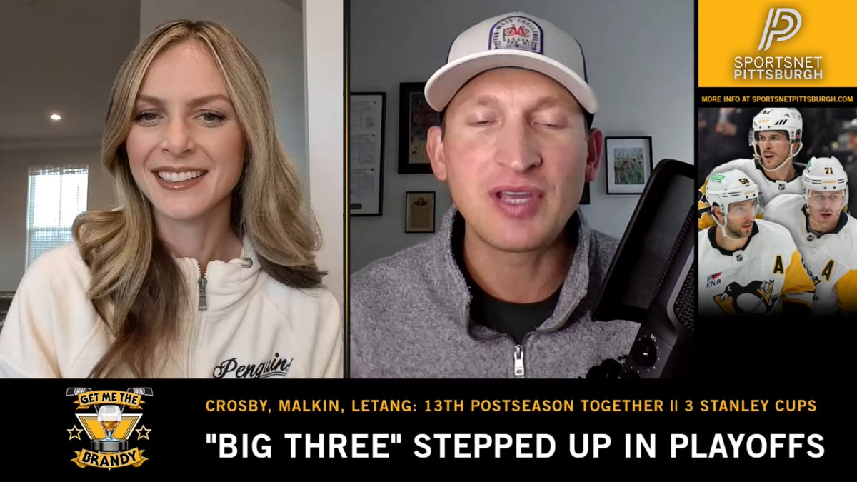 Crosby, Malkin, and Letang have been the Big Three in Pittsburgh for so long that we can't imagine it any other way 🥲💛 For more on their impact this season, watch Get Me The Brandy on SNP and our YouTube channel!