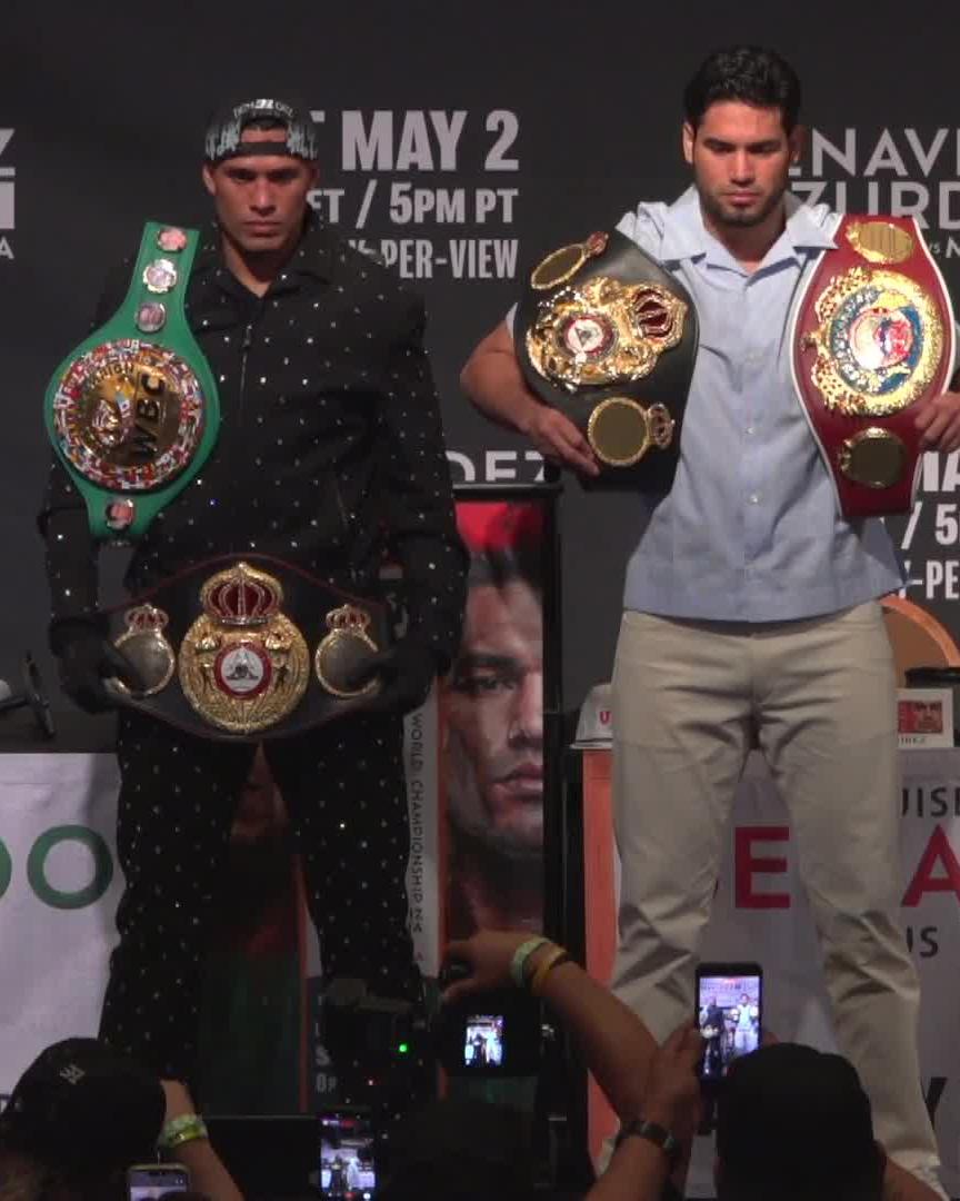 The biggest Mexican's in boxing fighting in the biggest weekend in boxing. Cinco de Mayo can't come fast enough. #BenavidezZurdo: May 2 | Order NOW 👉